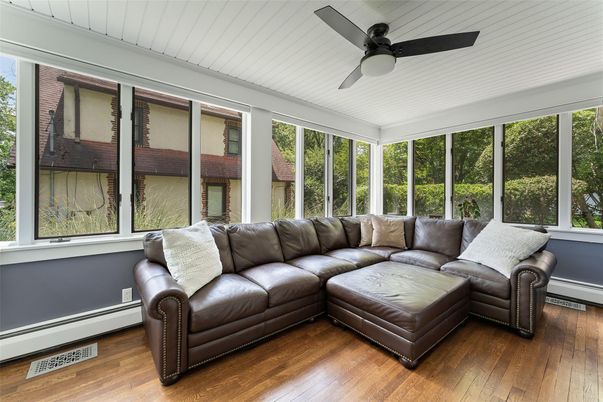 Interior, Sun Room, Wood Texture Flooring