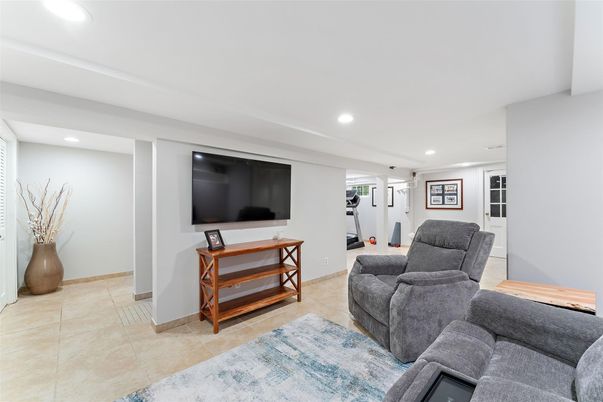 Interior, Living room, Recessed Lighting