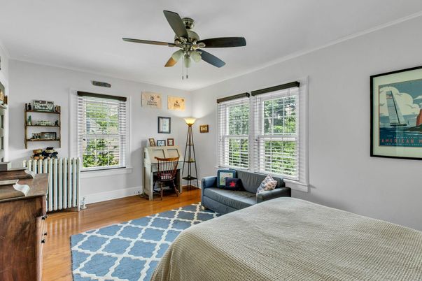 Bedroom, Home Office, Interior, Wood Texture Flooring