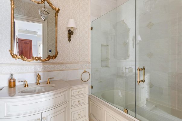 Bathroom, Glass Shower, Interior