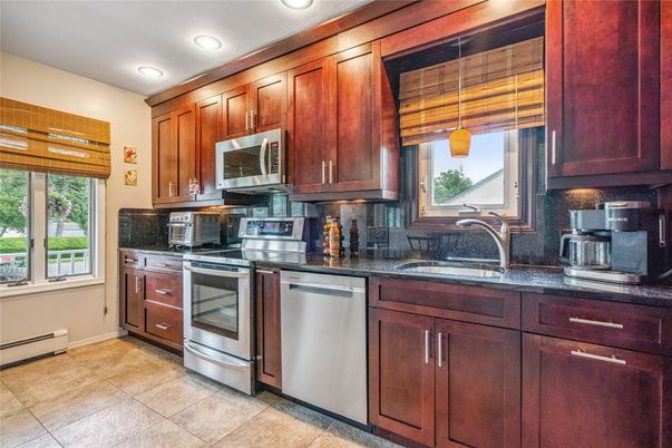 Interior, Kitchen, Recessed Lighting, Stainless Steel Appliances