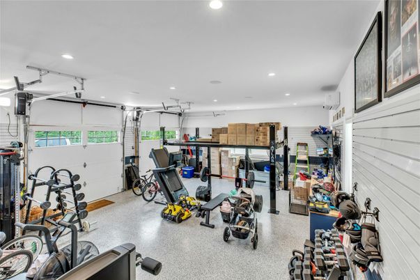 Fitness Equipment, Garage, Interior, Recessed Lighting