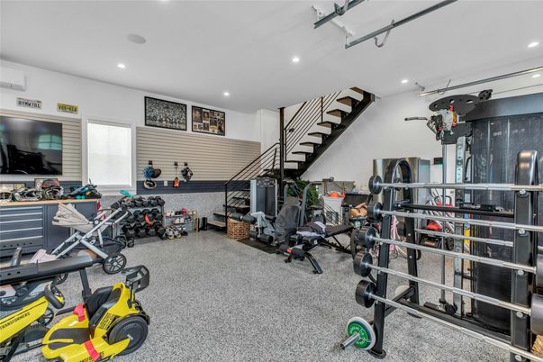 Fitness Equipment, Interior, Recessed Lighting