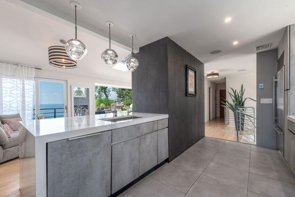 Interior, Kitchen, Pendant Lights, Recessed Lighting, Water