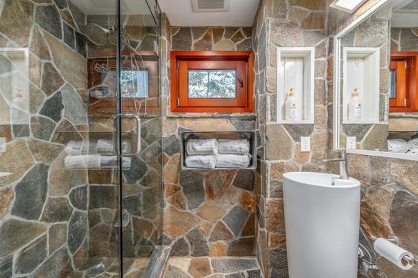 Bathroom, Glass Shower, Interior