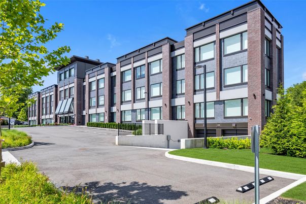 Exterior, Facade, Brick Facade, Condo Building