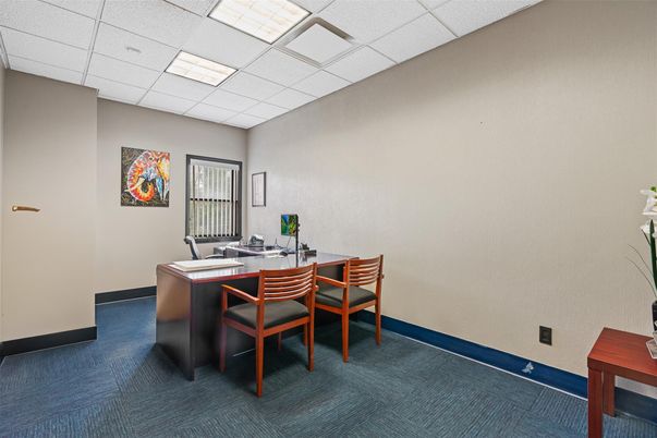 Home Office, Interior, Recessed Lighting