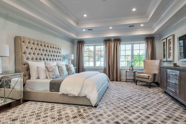 Bedroom, Interior, Recessed Lighting