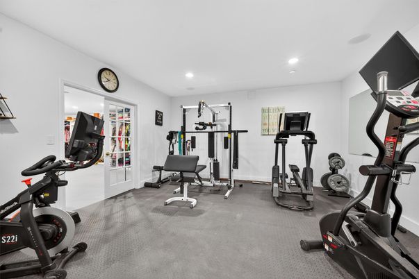 Fitness Equipment, Interior, Recessed Lighting