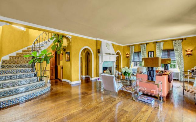Fireplace, Interior, Living room, Wood Texture Flooring