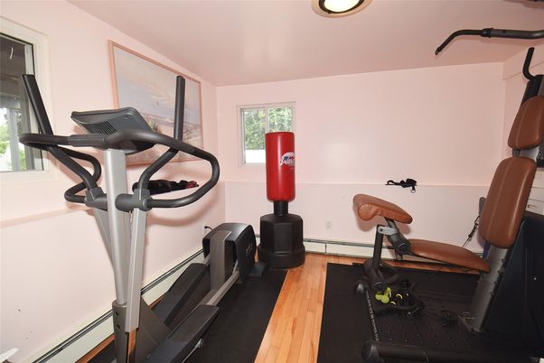 Fitness Equipment, Interior, Wood Texture Flooring