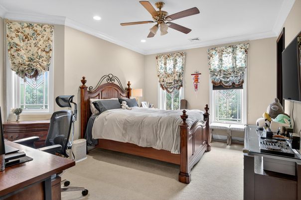 Bedroom, Home Office, Interior, Recessed Lighting