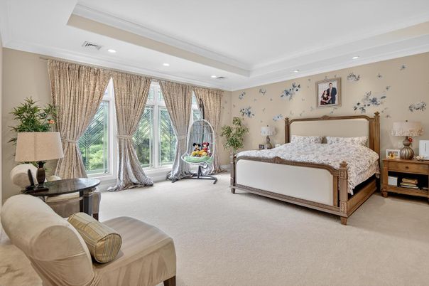 Bedroom, Interior, Recessed Lighting