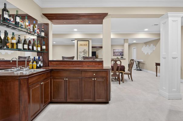Dining room, Interior, Recessed Lighting
