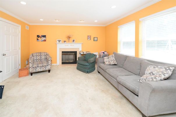 Fireplace, Interior, Living room, Recessed Lighting