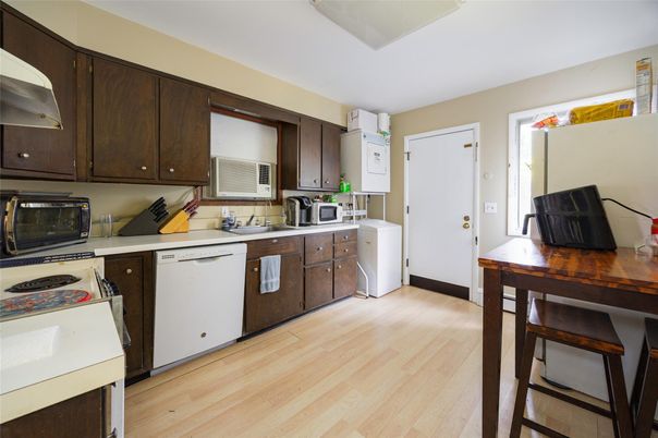 Interior, Kitchen, Wood Texture Flooring