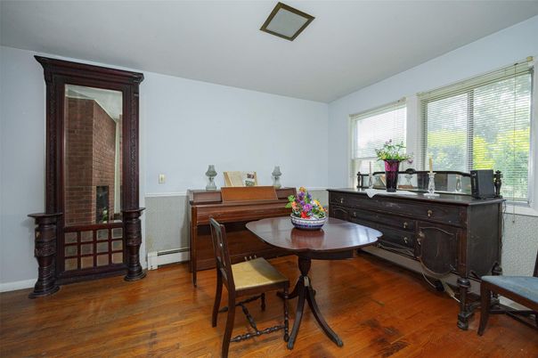 Dining room, Interior, Piano, Wood Texture Flooring