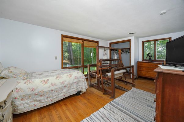 Bedroom, Home Office, Interior, Wood Texture Flooring