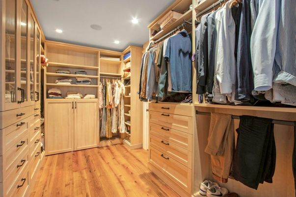 Interior, Recessed Lighting, Walk-in Closets, Wood Texture Flooring