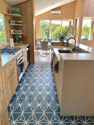 Interior, Kitchen, Wooden Walls