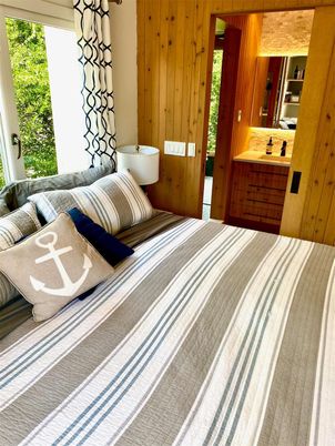 Bedroom, Interior, Wooden Walls