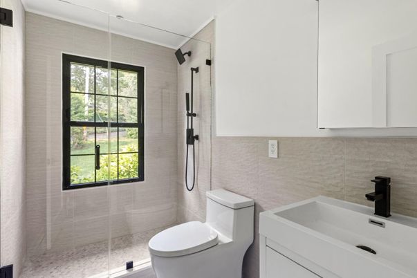 Bathroom, Glass Shower, Interior