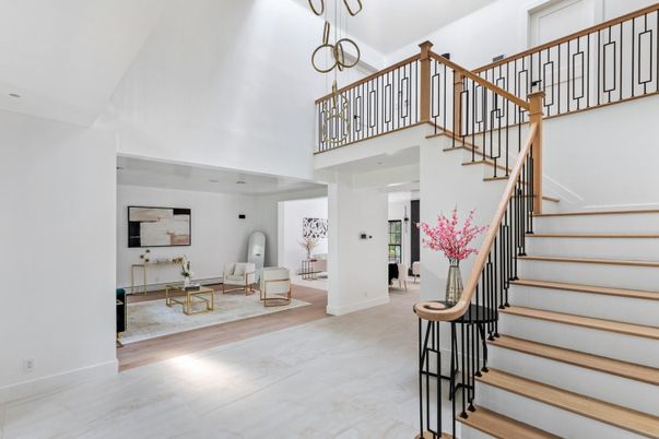 Interior, Marble, Pendant Lights, Recessed Lighting, Wood Texture Flooring