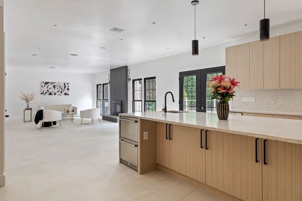 Interior, Kitchen, Living room, Pendant Lights, Recessed Lighting