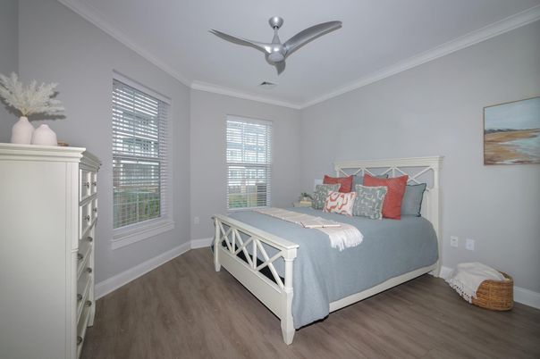 Bedroom, Interior, Wood Texture Flooring