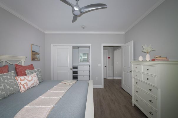 Bedroom, Interior, Wood Texture Flooring