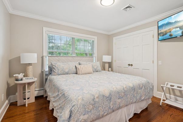 Bedroom, Interior, Wood Texture Flooring