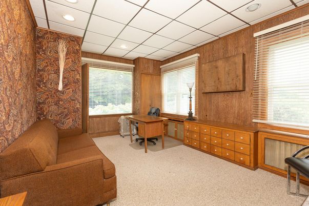 Home Office, Interior, Recessed Lighting