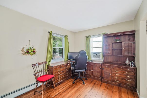 Home Office, Interior, Wood Texture Flooring