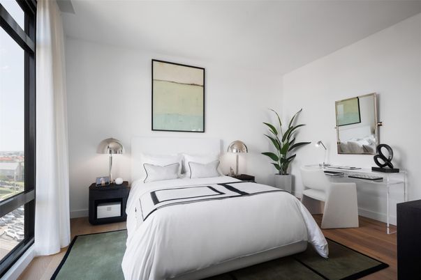 Bedroom, Interior, Wood Texture Flooring
