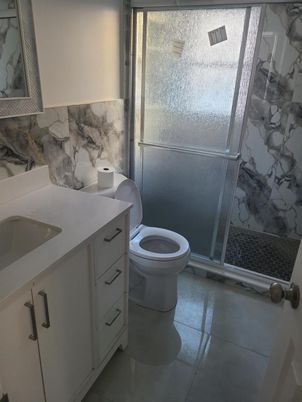 Bathroom, Glass Shower, Interior