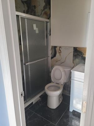 Bathroom, Glass Shower, Interior