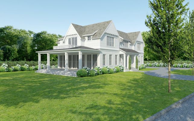Backyard, Exterior, Facade, Farmhouse