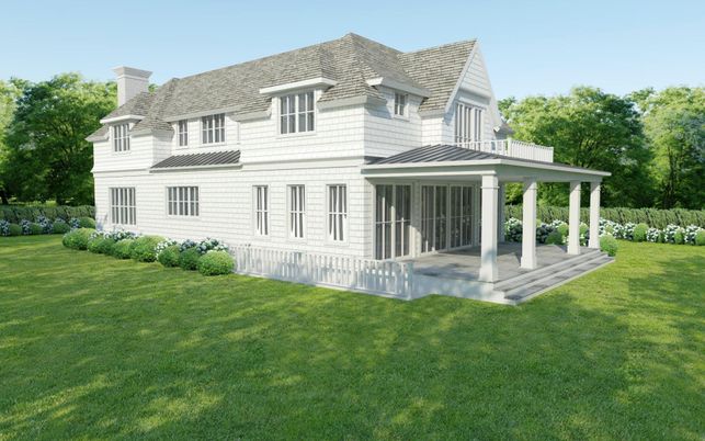 Backyard, Exterior, Facade, Farmhouse