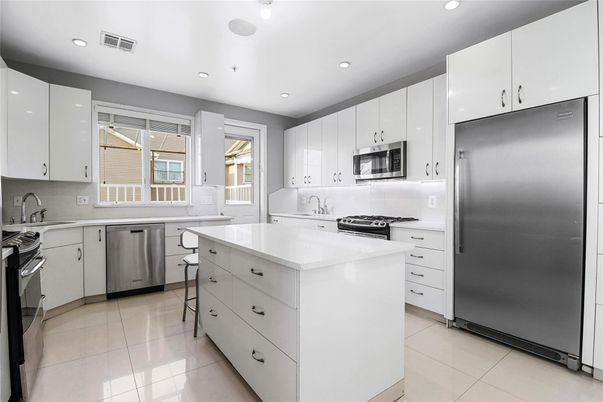 Interior, Kitchen, Recessed Lighting, Stainless Steel Appliances