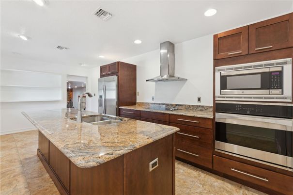 Interior, Kitchen, Recessed Lighting, Stainless Steel Appliances