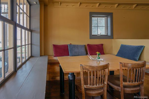 Dining room, Interior, Wood Texture Flooring
