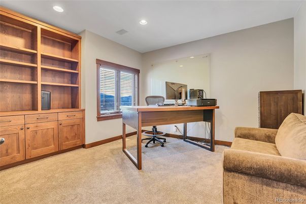 Home Office, Interior, Recessed Lighting