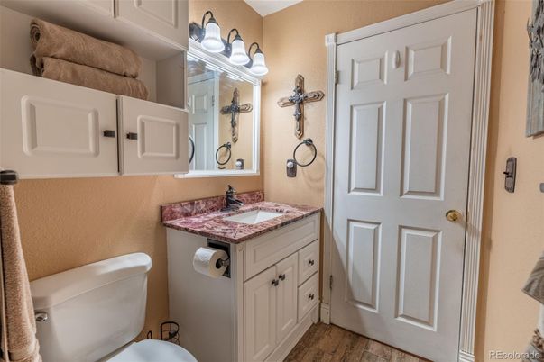 Bathroom, Interior, Wood Texture Flooring