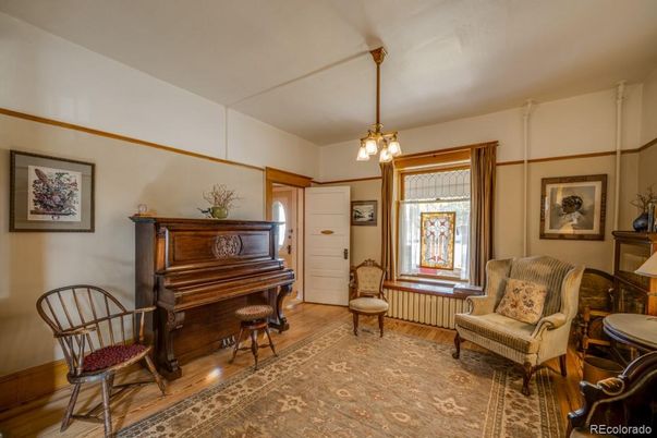 Interior, Pendant Lights, Piano, Wood Texture Flooring