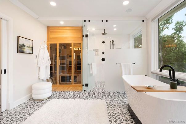 Bathroom, Interior, Recessed Lighting, Sauna Room