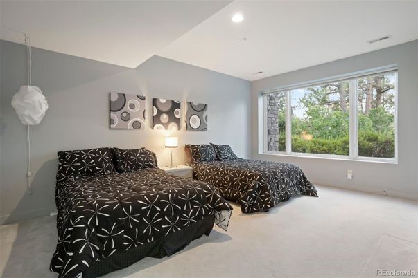 Bedroom, Interior, Pendant Lights, Recessed Lighting