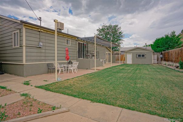 Backyard, Detached Garage, Exterior
