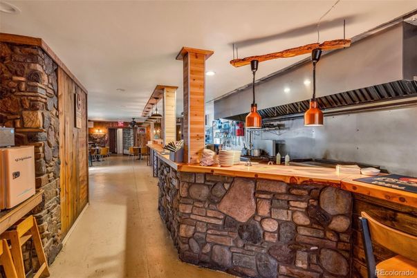 Interior, Pendant Lights, Recessed Lighting, Stone Walls