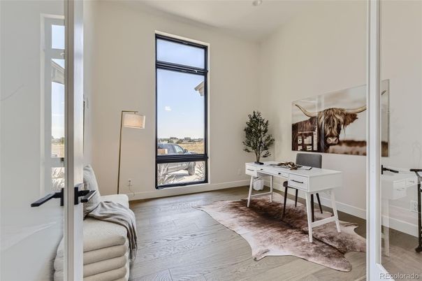 Home Office, Interior, Wood Texture Flooring