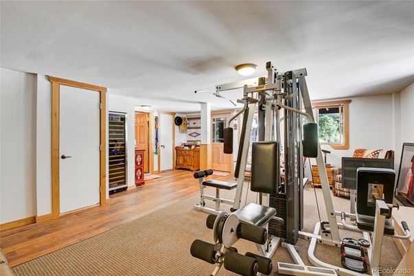 Fitness Equipment, Interior, Wood Texture Flooring